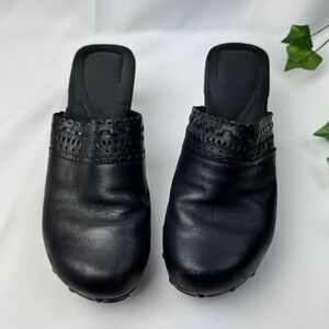 White Mountain Heel Shoes Dark Green Clogs Mules Molded Sz 8.5W